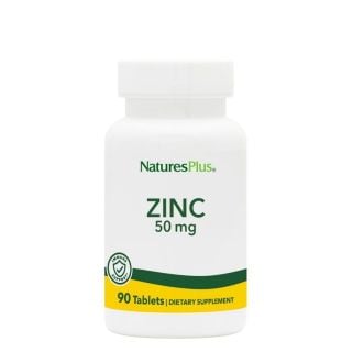 Natures Plus Zinc 50mg Ψευδάργυρος 90ταμπλέτες