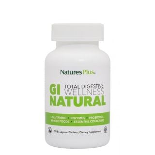 Nature's Plus GI Natural Φόρμουλα Για Υγιή Λειτουργία Πεπτικού Συστήματος 90ταμπλέτες