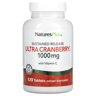 Nature's Plus Ultra Cranberry 1000mg 120ταμπλέτες Υποστήριξη Ουροποιητικού Συστήματος