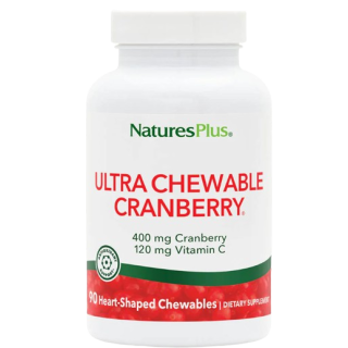 Nature's Plus Ultra Chewable Cranberry για το Ουροποιητικό Σύστημα 90 μασώμενες ταμπλέτες