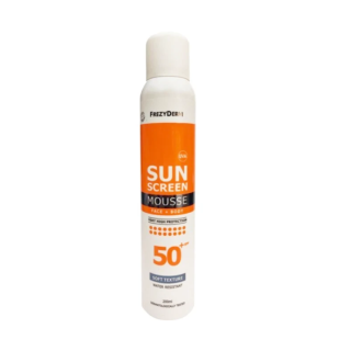 Frezyderm Sunscreen Mousse Spf50 200ml Αντηλιακός Αφρός Προσώπου - Σώματος