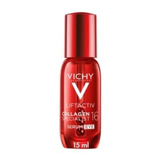 Vichy Liftactiv Collagen 16 Eye Serum 15ml Αντιγηραντικός Ορός Ματιών με Πεπτίδια & Κολλαγόνο για Λάμψη & Σύσφιξη