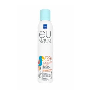 InterMed Euderma Babyderm Sunscreen Spray SPF50 for Face & Body 200ml Αδιάβροχο Παιδικό Αντηλιακό Spray για Πρόσωπο & Σώμα