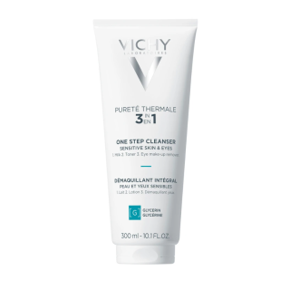 Vichy NEW Purete Thermale Demaquillant Integral 3 in 1 Peau Sensible 300ml Γαλάκτωμα Καθαρισμού Προσώπου 3 σε 1 - Ευαίσθητες Επιδερμίδες