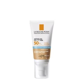 La Roche Posay Anthelios UVMune 400 SPF50+ 50ml Αντηλιακή Ενυδατική Κρέμα Με Χρώμα