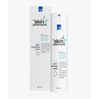 Intermed The Skin Pharmacist Hydra Boost Pore Minimizing Cream 40ml Ελαφριά Eνυδατική Κρέμα για Κανονικό & Λιπαρό Δέρμα