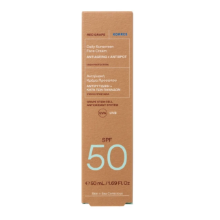 Korres Κόκκινο Σταφύλι SPF50 50ml Αντηλιακή Κρέμα Προσώπου