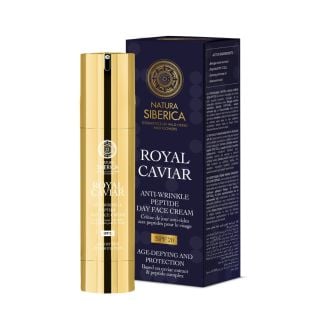 Natura Siberica Royal Caviar Anti-Wrinkle Peptide Day Face Cream Spf20, 50ml