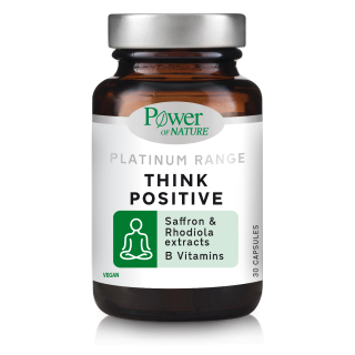 Power Of Nature Platinum Range Think Positive 30κάψουλες για Φυσιολογική Ψυχολογική Λειτουργία