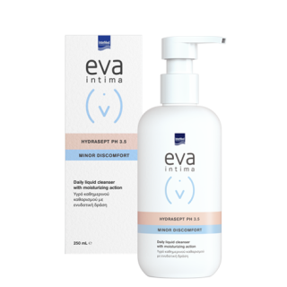 Intermed Eva Intima Hydrasept 250ml Υγρό Καθημερινού Καθαρισμού Ευαίσθητης Περιοχής με Ενυδατική Δράση