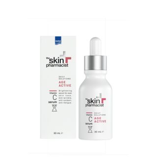 Intermed The Skin Pharmacist Αge Active Vitamin C Serum 30ml Ορός Λάμψης για Ομοιόμορφο Τόνο