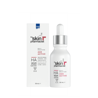 Intermed The Skin Pharmacist Αge Active HA Serum 30ml Ορός Εντατικής Ενυδάτωσης & Ανάπλασης
