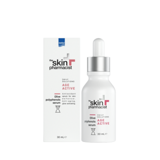 Intermed The Skin Pharmacist Αge Active Olive Polyphenols Serum 30ml Αντιοξειδωτικός Ορός για Ενίσχυση της Άμυνας της Επιδερμίδας