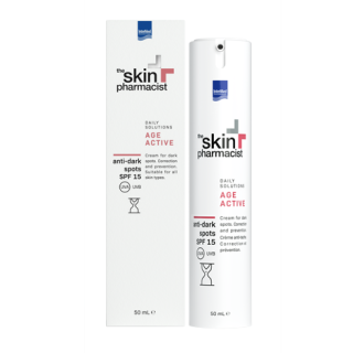 Intermed The Skin Pharmacist Αge Active Αnti-dark Σpots SPF15 50ml Κρέμα για Διόρθωση & Πρόληψη Δυσχρωμιών