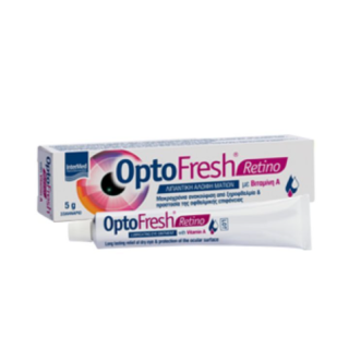Intermed Optofresh Retino Eye Ointment 5gr Λιπαντική Αλοιφή Ματιών με Βιταμίμη Α