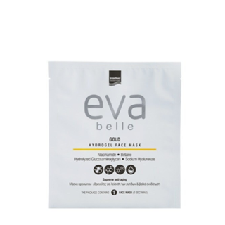 Intermed Eva Belle Gold Hydrogel Face Mask 1τμχ Μάσκα Προσώπου Για Λείανση Ρυτίδων & Βαθιά Ενυδάτωση