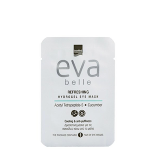 Ιntermed Eva Belle Refreshing Hydrogel Eye Mask 3gr Μάσκα Ματιών Υδρογέλης για Σακούλες κάτω από τα Μάτια