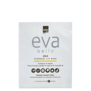 Ιntermed Eva Belle Gold Hydrogel Lip Mask 3gr Μάσκα Για Ενυδατωμένα & Απαλά Χείλη
