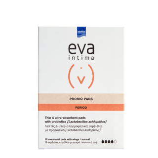 Intermed Eva Intima Probio Pads 18τμχ Λεπτές Υπερ-Απορροφητικές Σερβιέτες Με Προβιοτικά
