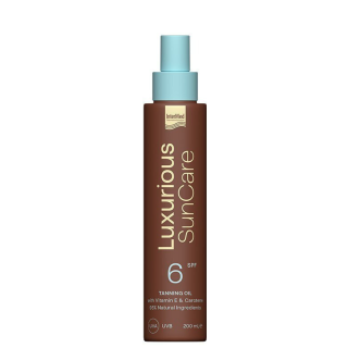 Intermed Luxurious Suncare SPF6 Ξηρό λάδι για Γρήγορο & Έντονο Μαύρισμα 200ml