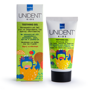 InterMed Unident Kids Teething Gel 30ml Soothing Gel for Baby Teething Symptoms