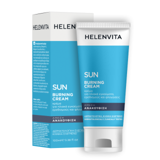 Helenvita Sun Burning Cream, 100ml Αντιφλογιστική Κρέμα