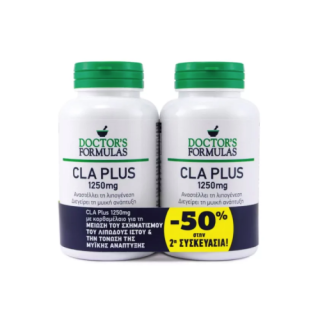 Doctor's Formulas Promo CLA Plus 1250mg 2x60 Caps Weight Loss and Muscle Growth