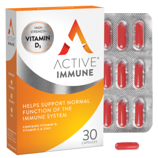Active Immune Vitamin D, C & Zinc Immunity Boost 30κάψουλες για το Ανοσοποιητικό