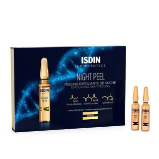 Isdin Isdinceutics Night Peel Ορός Απολέπισης Νυκτός 10αμπούλες
