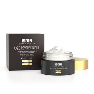 Isdin Isdinceutics A.G.E. Reverse Night 50ml Κρέμα Νύχτας Επιδιόρθωσης με Μελατονίνη & Καρνοσίνη