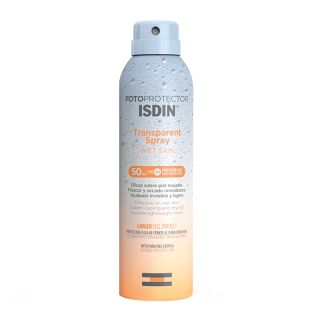 Isdin Fotoprotector Transparent Spray Wet Skin Αντηλιακό Σώματος SPF50
