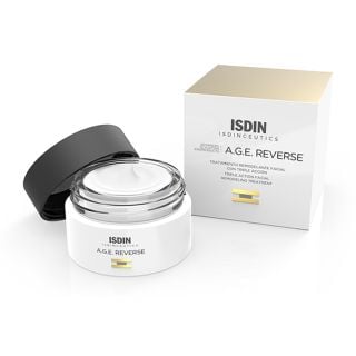 Isdin Isdinceutics A.G.E Reverse 50ml Θεραπεία Αναδιαμόρφωσης Προσώπου Τριπλής Αντιγηραντικής Δράσης