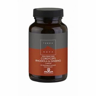Terranova Cordyceps, Rhodiola & Ginseng 50 Caps