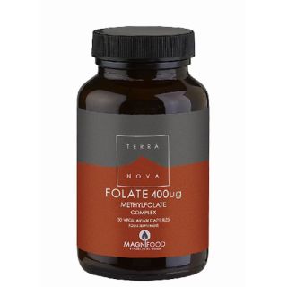 Terranova Folate 400mg Methylfolate Complex 50 Caps