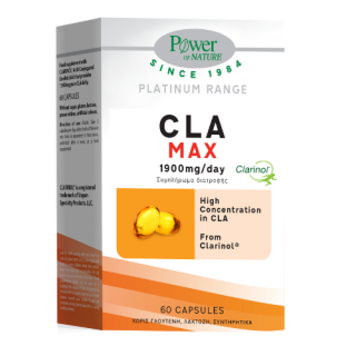 Power Health Platinum CLA MAX 1900mg/ημέρα 60κάψουλες για Αύξηση Μυϊκής Μάζας & Καύσης Λίπους