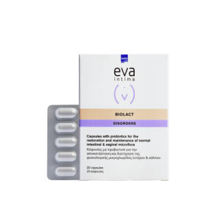 InterMed Eva Biolact 20 Capsules Προβιοτικά σε Κάψουλες