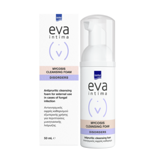 InterMed Eva Mycosis Intimate Foaming Wash 50ml Αφρός Καθαρισμού για Μυκητιασικές Λοιμώξεις