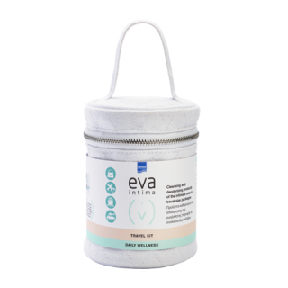 Intermed Eva Intima Travel Kit Daily Wellness Liquid Cleanser 60ml & Foaming Wash 50ml & Pocket Size Towelettes 10τμχ