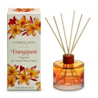 L' erbolario Frangipani Fragrance for Scented Wood Sticks 125ml Αρωματικό Χώρου με Ξύλινα Στικ