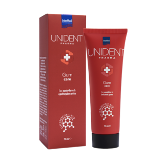 Intermed Unident Pharma Gum Care Toothpaste for Sensitive & Irritated Gums 75ml