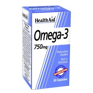 Health Aid Omega 3 750mg 30 Caps Ιχθυέλαια