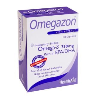 Health Aid Omegazon Blister 60 Caps Ιχθυέλαιο