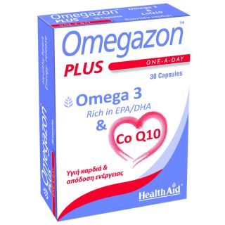 Health Aid Omegazon Plus 30 Caps Συνδυασμός από Ιχθυέλαια
