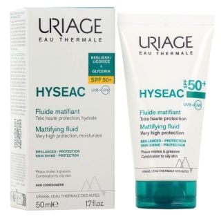 Uriage Hyseac Fluide SPF50+ 50ml Αντιηλιακή Κρέμα για Μικτές - Λιπαρές Επιδερμίδες