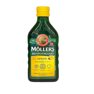 Nature's Plus Moller's Lemon 250ml Μουρουνέλαιο