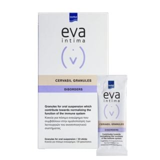 Intermed Eva Intima Cervasil Granules Disorders Food Supplement with Immunomodulatory Action 30sticks