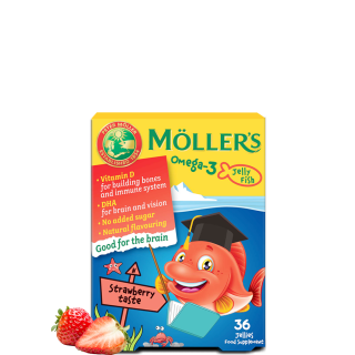Nature's Plus Moller's Omega-3 Kids 36 Strawberry