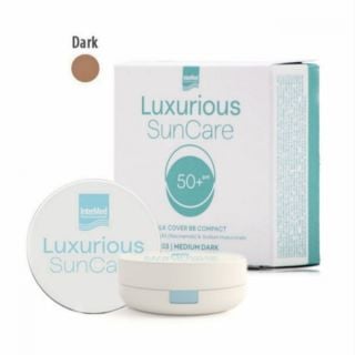 Intermed New Luxurious SunCare Spf50 Silk Cover BB Compact Nr.04 Dark 12gr BB Υψηλής Αντηλιακής Προστασίας σε Compact Μορφή
