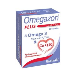 Health Aid Omegazon Plus 60 Caps Συνδυασμός από Ιχθυέλαια