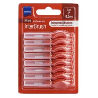 InterMed Ergonomic InterBrush Mini Μεσοδόντια Βουρτσάκια 0.5mm Size 2 8pcs